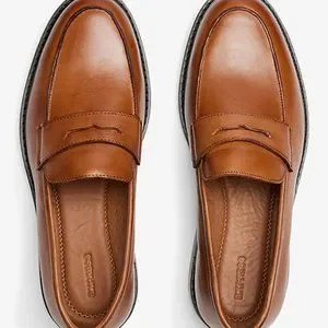 Express | Shoes | Express Genuine Leather Cognac Loafer  display picture 1